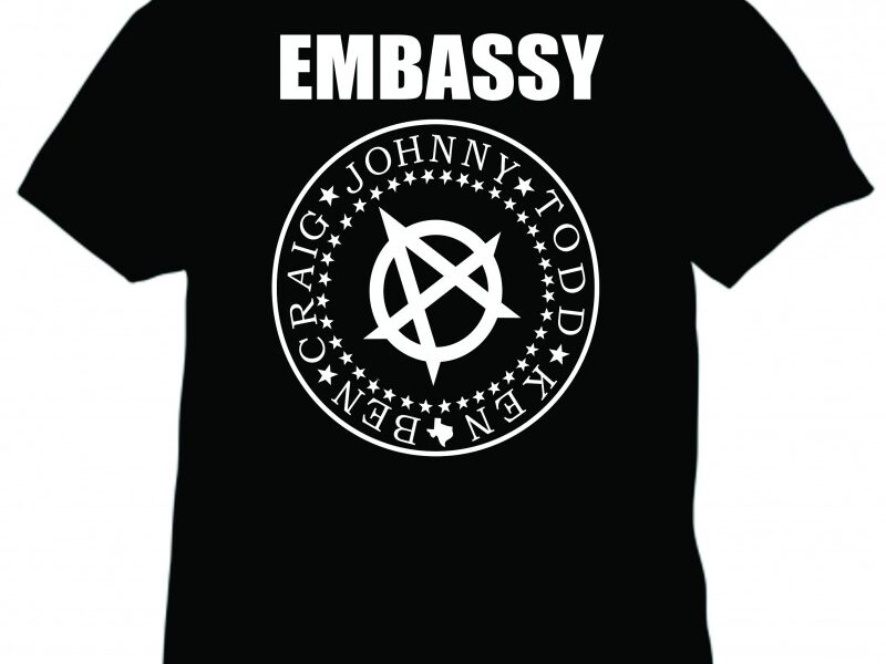 Embassy Skateboards RAMONES Texas Legends T-Shirt