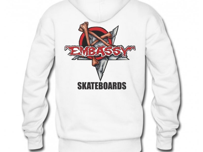 Embassy Skateboards Munce Logo Heavy Hoodie