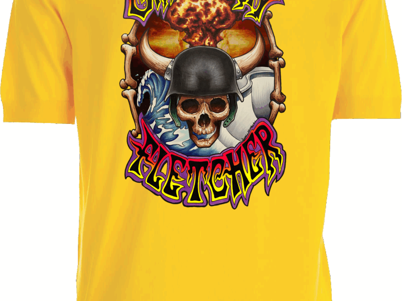 Christian Fletcher Retro Graphic.  Artwork by Shane Munce