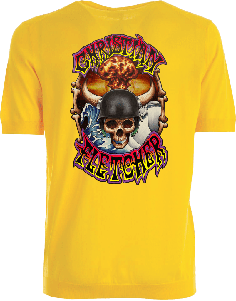 Christian Fletcher Retro Graphic.  Artwork by Shane Munce