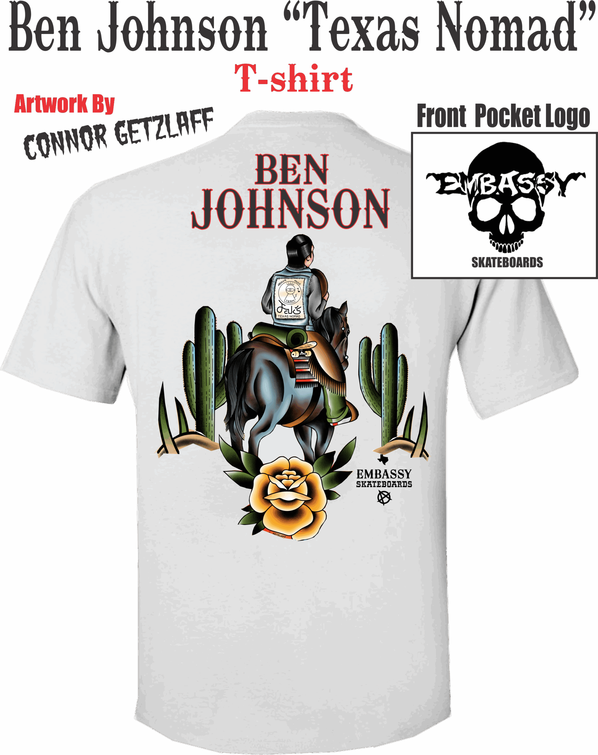 Ben Johnson "Texas Nomad" T-shirt - Image 2