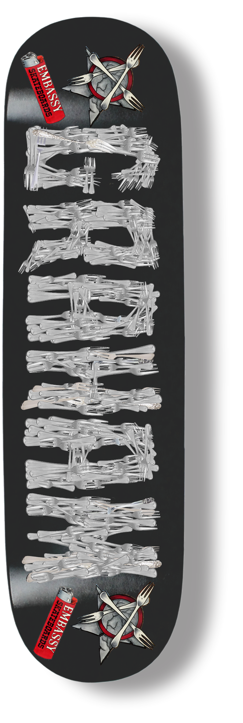 Collin "GRAHAM" Fork graphic 8.25"