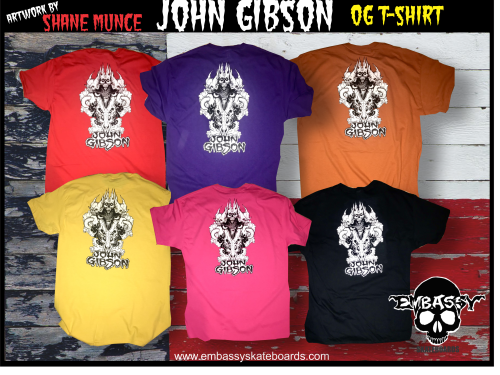 Embassy John Gibson OG Series, Assorted Color Tee