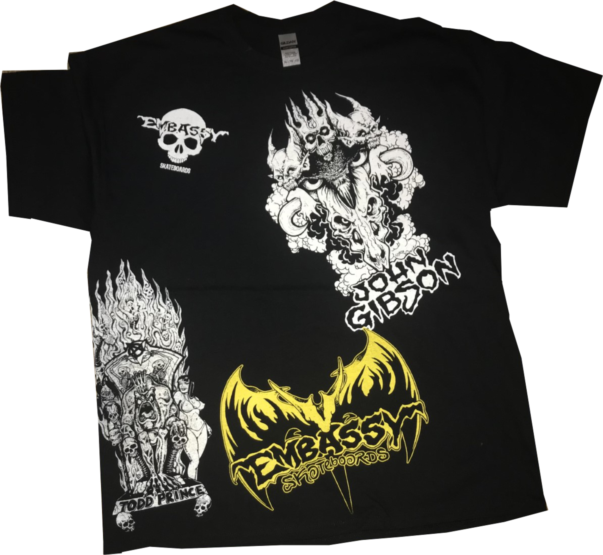 Embassy Multi Test Prints, T-Shirt - Image 5