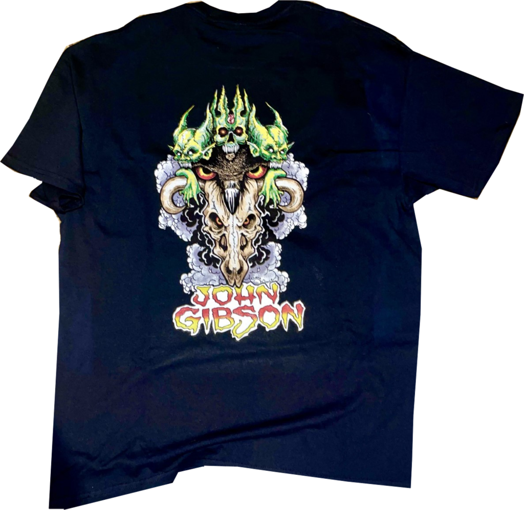 John Gibson, OG SERIES FULL COLOR ON BLACK TSHIRT - Image 3