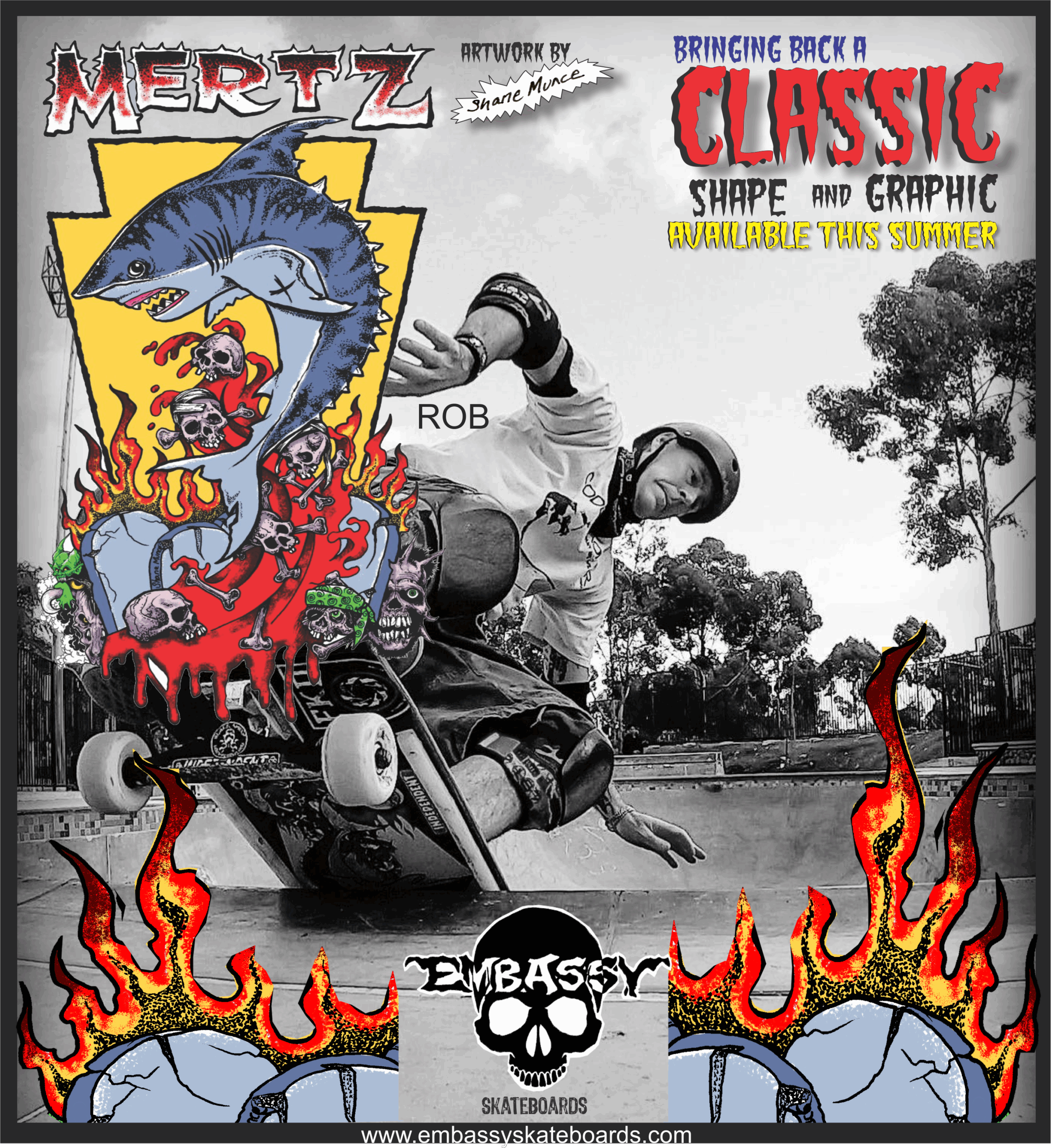 Embassy Rob Mertz black T-shirt - Image 4