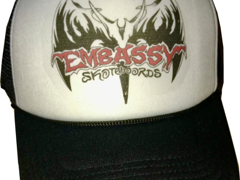 Black Bat Trucker Cap