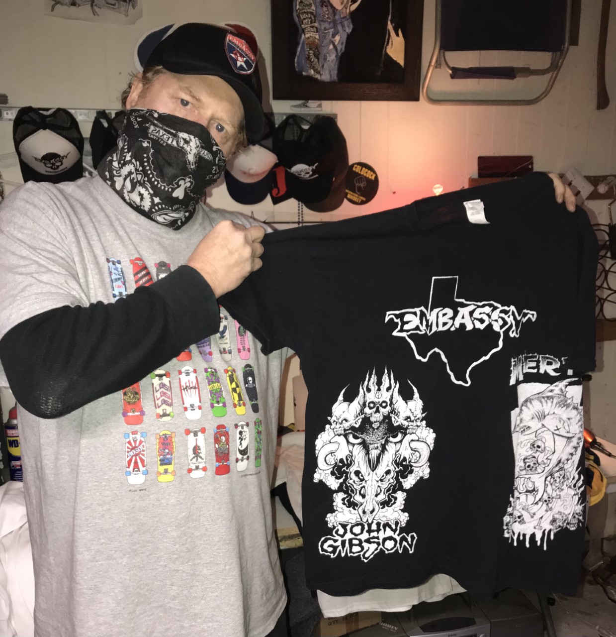 Embassy Multi Test Prints, T-Shirt - Image 7