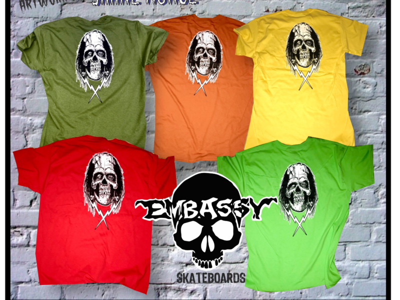 Embassy Shrunken Mask Assorted Color Tee