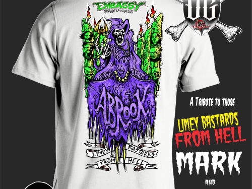 ABROOK OG Series Full Color on White Tee