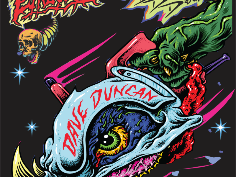 Dave Duncan "SKILSAW" graphic Pool Shape 9.17"