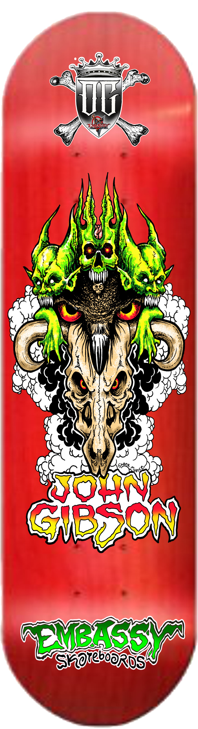 Gibson "OG" Red Dipped 8.5" Pop - Image 2