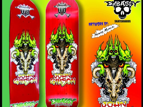 Gibson "OG"  Red Dipped 8.5" Pop