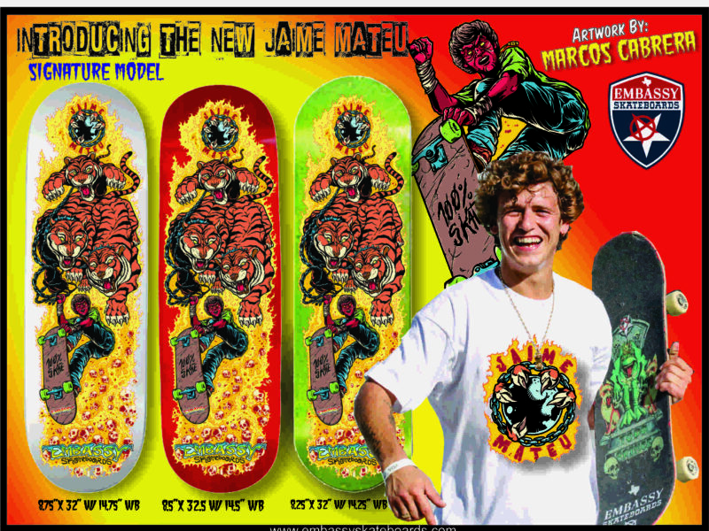 Jaime Mateu "Tigres"  Signature Pro Model 8.5"