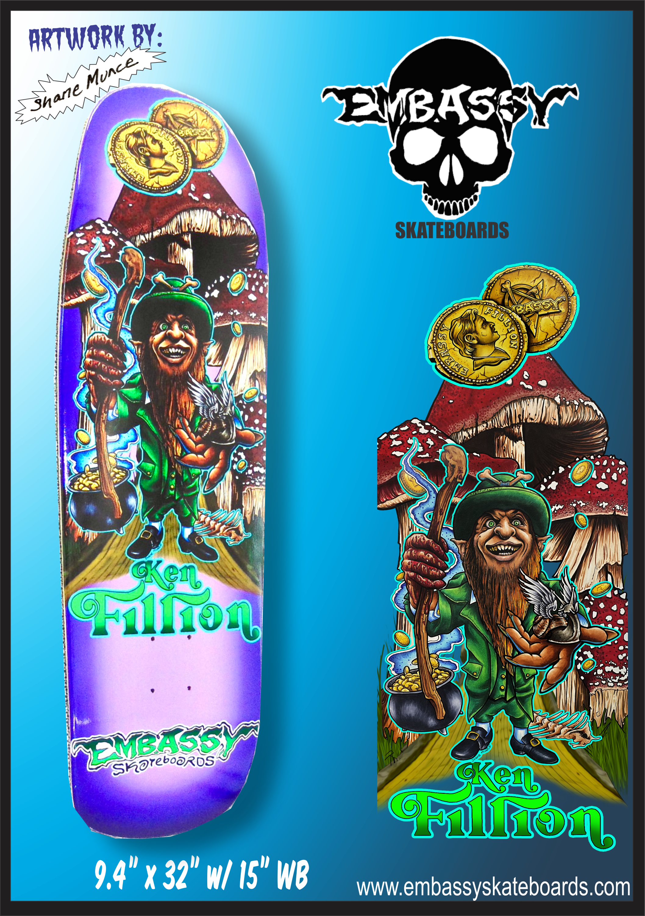 Ken Fillion Leprechaun 9.4" Shape