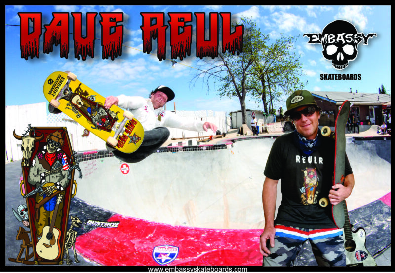 Dave Reul "DANGER" Zone Signature Model 8.8" Yellow Dipped
