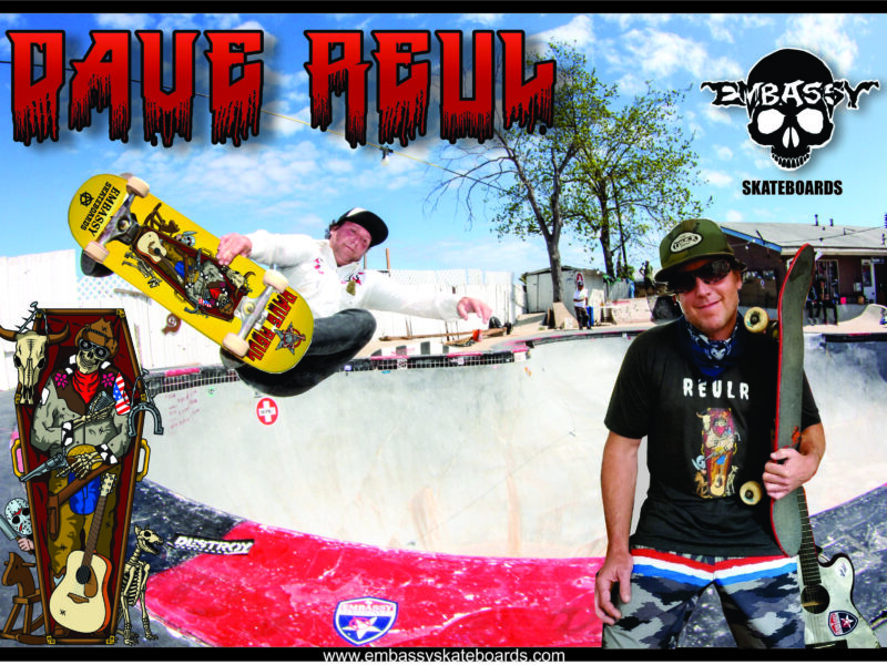 Dave Reul "DANGER" Zone Signature Model 8.8" Yellow Dipped