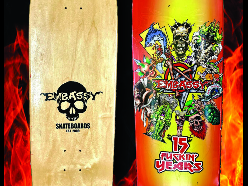 Embassy  15 Year Anniversary Pool Shape, Limited Edition
