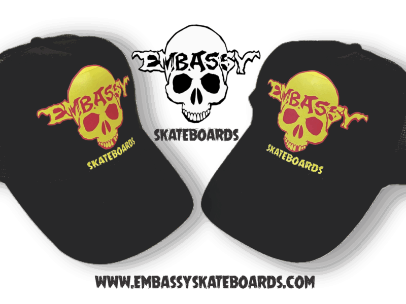 Embassy "Skully" Halloween Trucker Cap