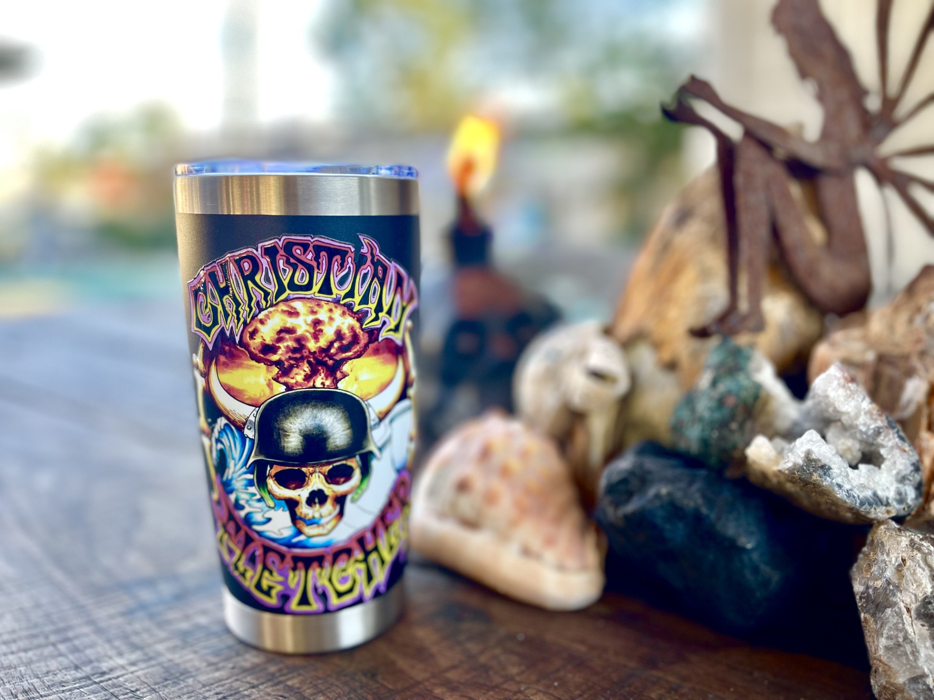 Christian Fletcher 16oz Tumbler Stainless Steel Mug